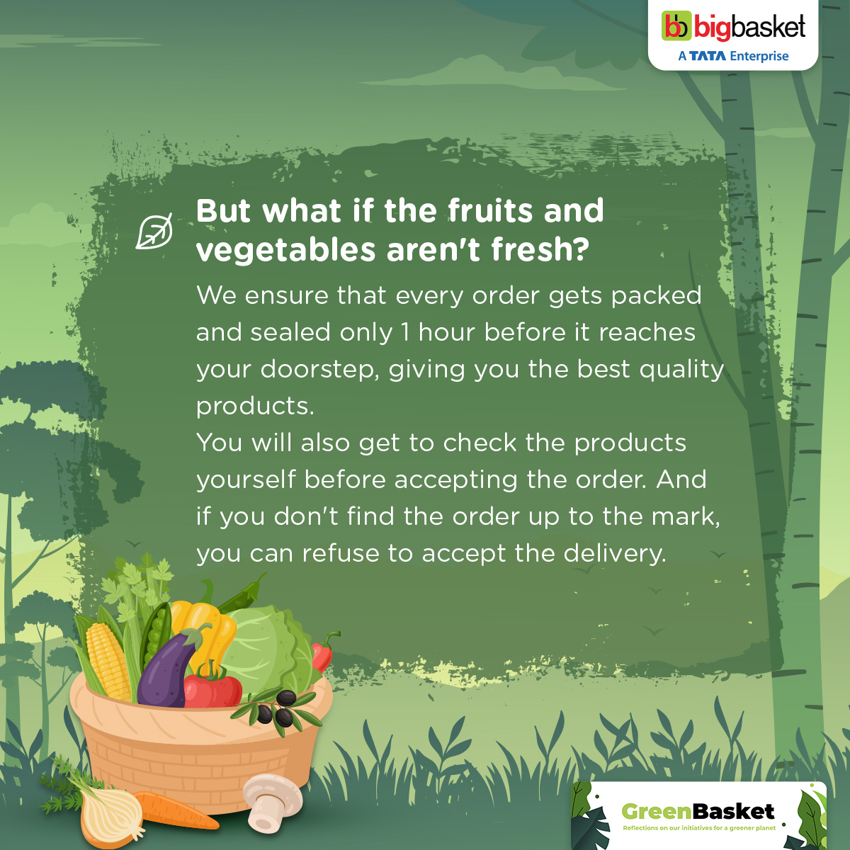 bigbasket_com's tweet photo. At bigbasket, our attempt has always been to act sustainably while ensuring a delightful customer experience.
With the launch of our Packaging Free Initiative, we understand that you might have some questions.

Let's take a look at some of the FAQs!

#bigbasket #PackagingFree https://t.co/dwpegJZqt7