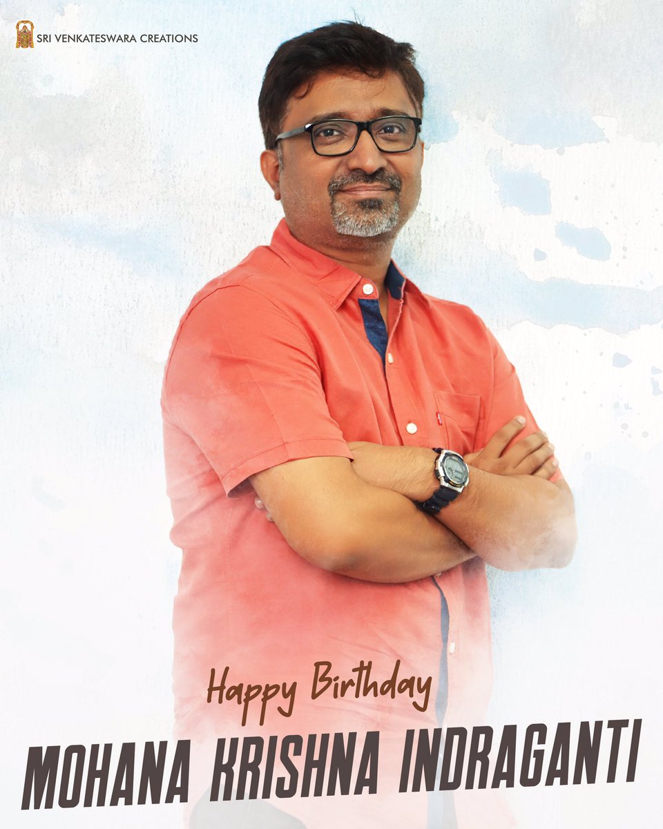 HAPPY BIRTHDAY VERSATILE DIRECTOR #MohanaKrishnaIndraganti GARU! 

#HBDMohanaKrishnaIndraganti 
#HAPPYBIRTHDAYMohanaKrishnaIndraganti