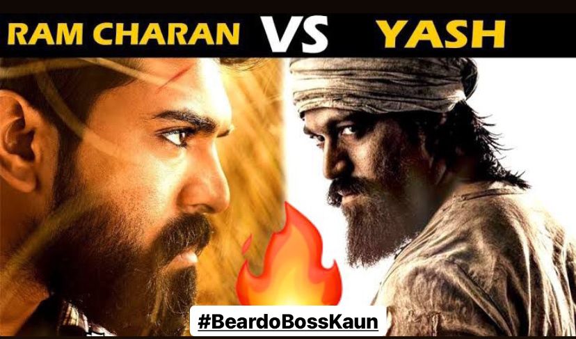 ImDhvij's tweet photo. Rocky Bhai is the ULTIMATE BEARDO BOSS ! Yash Is Beardo Boss. 
#RamVsYash https://t.co/G6m0waHfoK