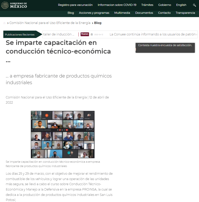 CONUEE_mx's tweet photo. 📣 #LoMásLeido

📰Se imparte capacitación en conducción técnico-económica a empresa fabricante de productos químicos industriales.

🖱https://t.co/5svzbv4oi3

#CrónicasConuee
@CTransp https://t.co/JsUuermXTh