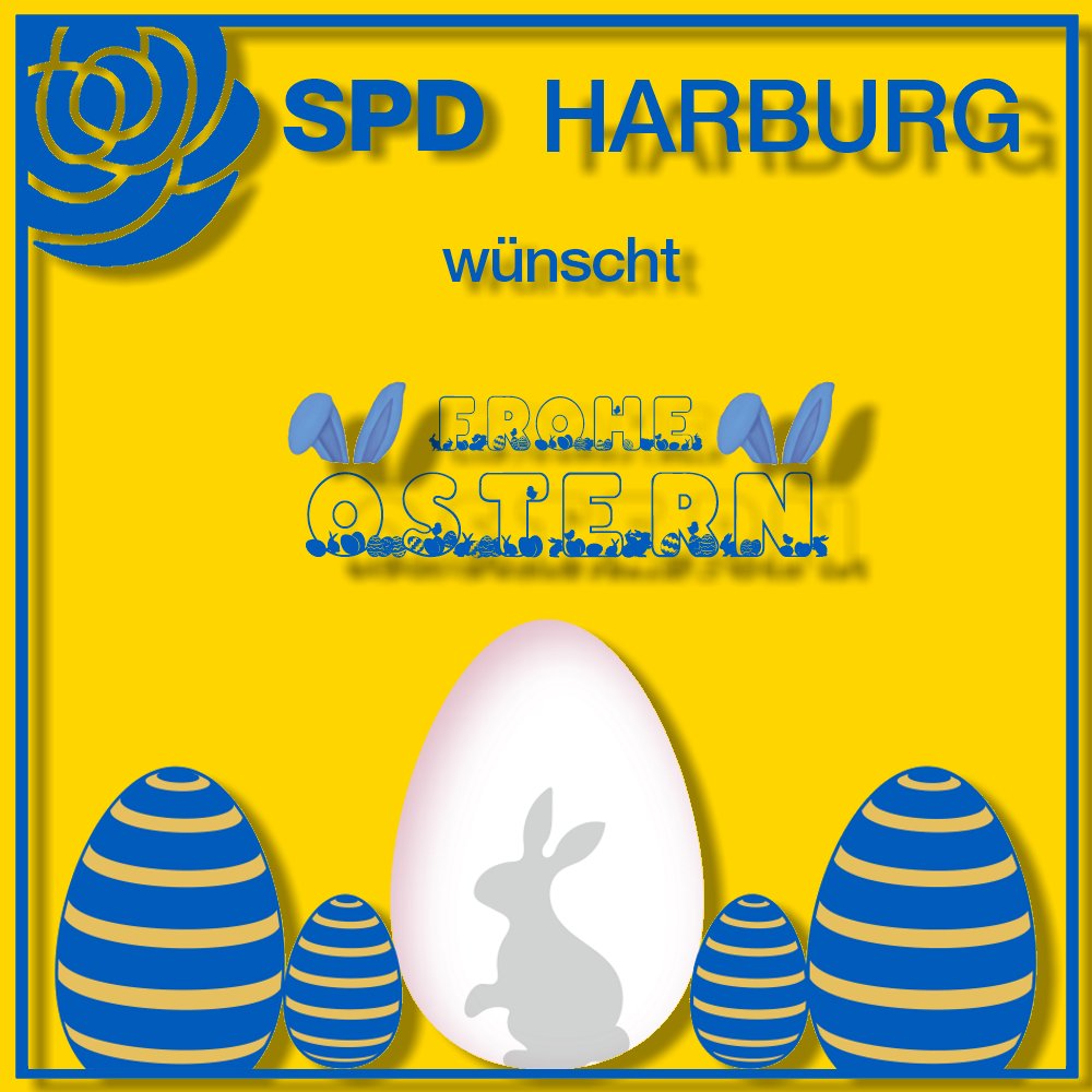 Wir wünschen euch frohe Ostern!

#Harburg #SPDHarburg