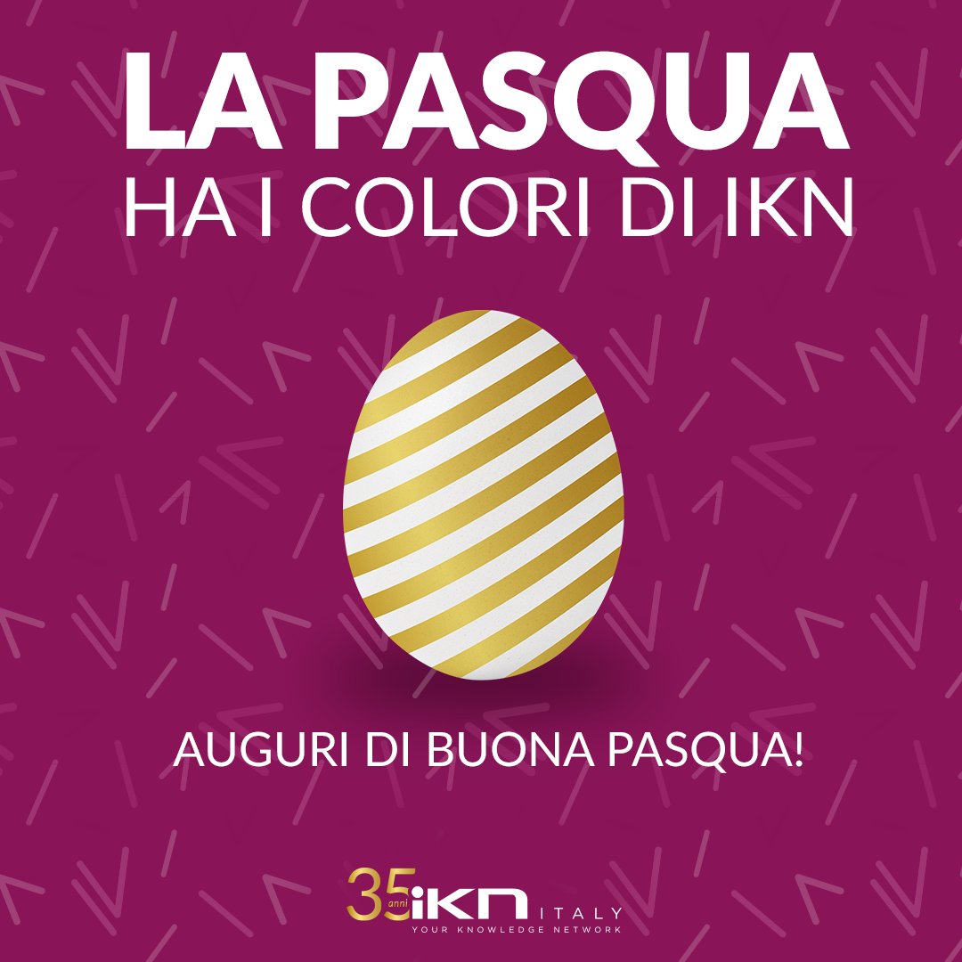 🐣 Quest'anno la Pasqua si colora di IKN! 🐣  Tutto il team di IKN vi augura una serena e felice Pasqua! Grazie di sceglierci ogni giorno e credere nei nostri valori e nel nostro impegno! ✨ #ikn #corporate #buonapasqua #happyeaster