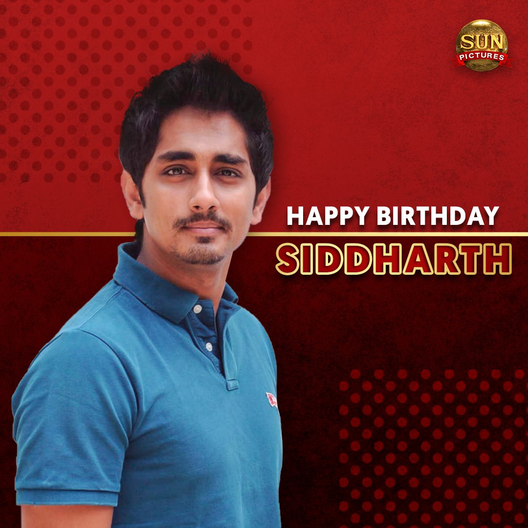 Wishing the super charming #ActorSiddharth a very Happy Birthday!

#HappyBirthdaySiddharth #HBDSiddharth