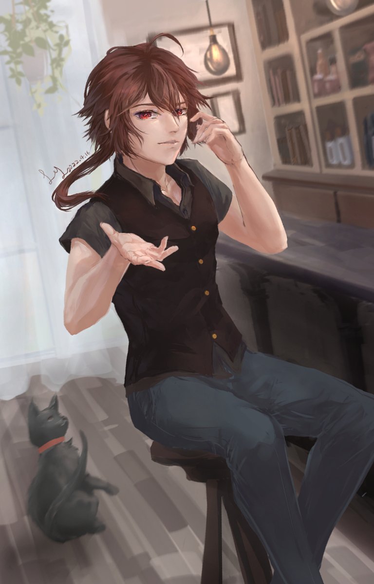 這次畫了個台灣VTuber曉西歐(<a href="/AkaitsukiCio/">Akaitsuki Cio 曉西歐 陽壽型Vtuber</a>)~
希望喜歡小C的各位看得開心:D
第一次嘗試畫室內背景希望有營造出咖啡廳溫馨的感覺ˊ ˇˋ
#曉朋塗鴉 #TWvtuber #drawing #art #illustration #fanart