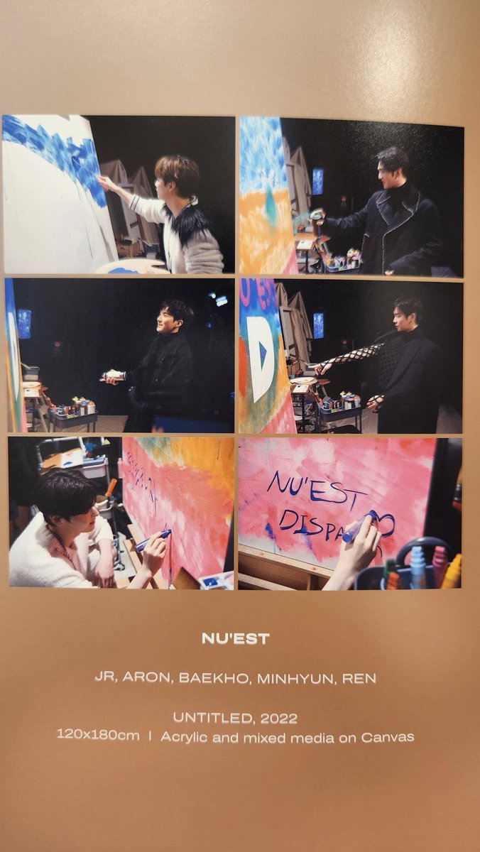 Wintwinter1's tweet photo. เพิ่งเห็นว่า มินฮยอนนี่เองคนเขียนว่า “มีความสุขกันนะ NU’EST DISPATCH❤️”

//มีความสุขกันเยอะๆเลยน้า นิวอีสท์~ https://t.co/C2oSEcC2t2