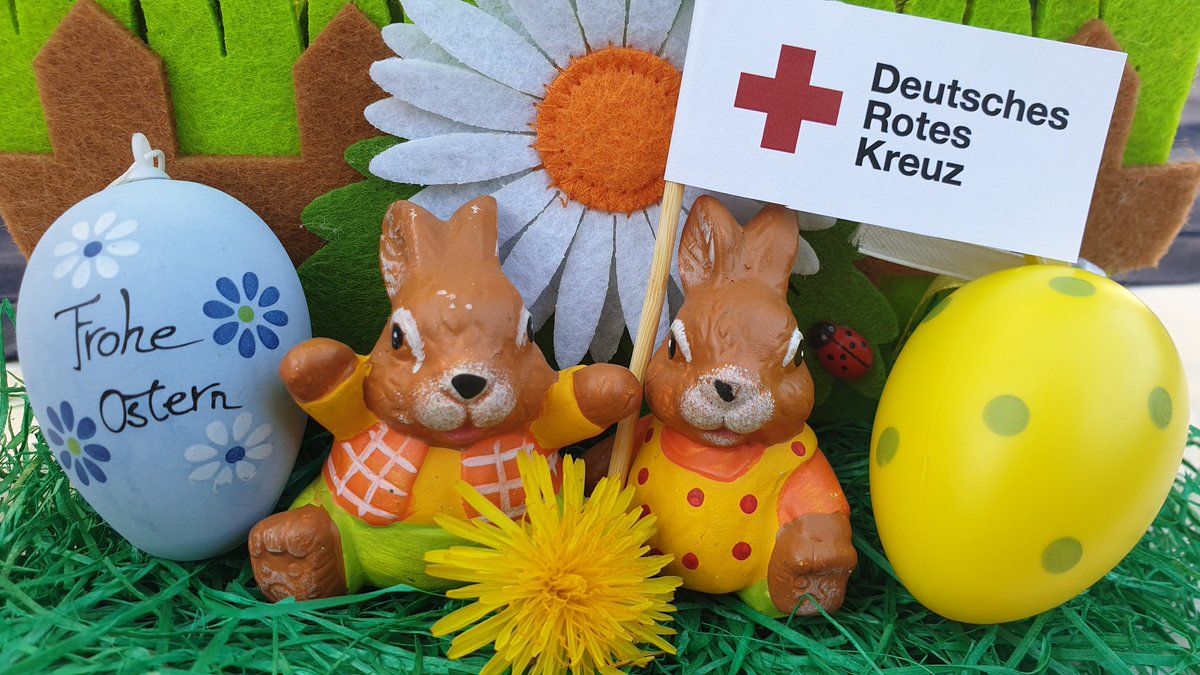 Wir wünschen Euch und Euren Familien ein frohes Osterfest 🐰 #drk #ostern