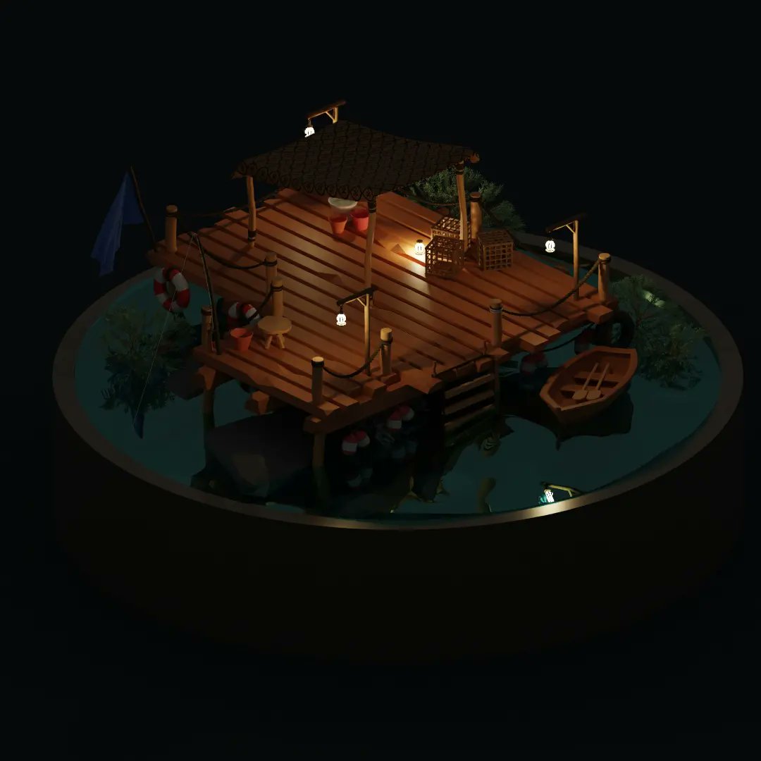 askarogluart's tweet photo. Finally, i finished my #3D Fishing Cabin model.
.
#NFTGiveaways #NFT #NFTCollection #NFTCommmunity #NFTartist #NFTshill https://t.co/aHUQ1RwgyT