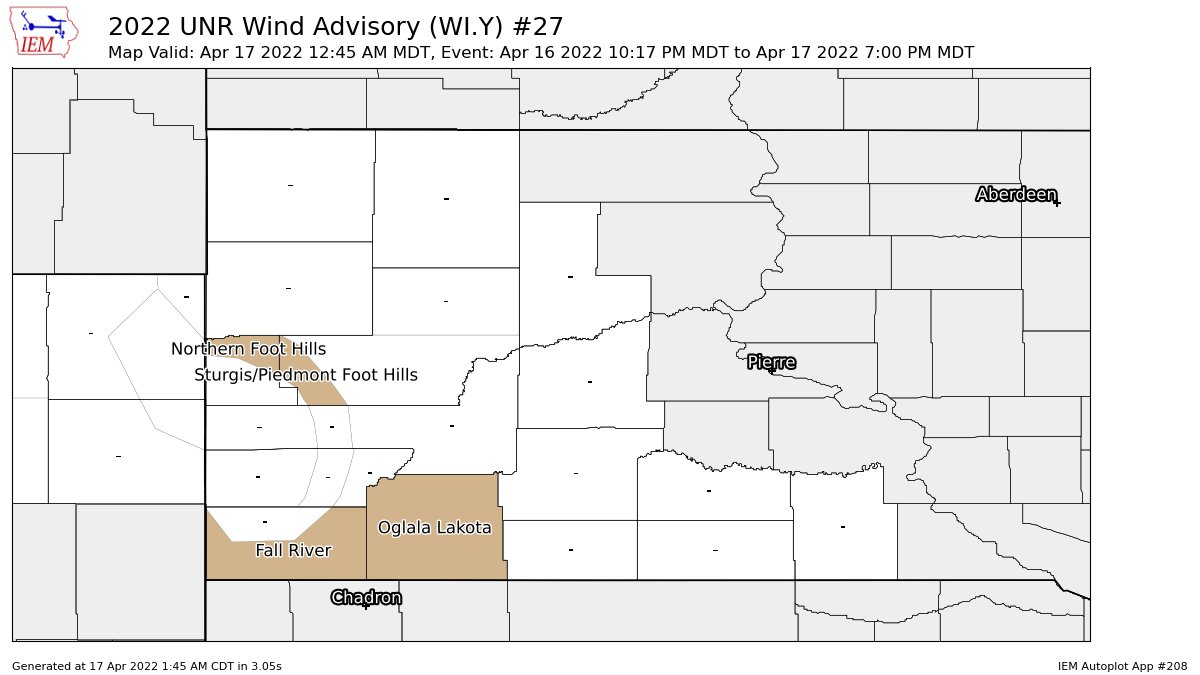 NWS Alerts on Twitter "UNR extends time and expands area to include