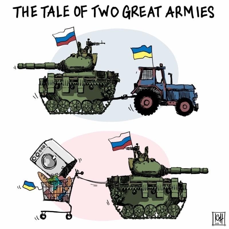 Besser kann man den moralischen Zustand zweier Nationen nicht beschreiben…