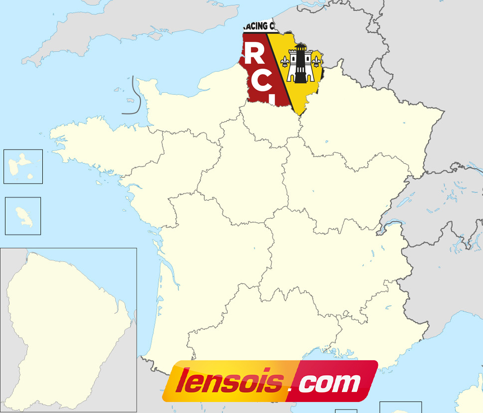 LensoisComLive's tweet photo. Cours de géographie : 

La carte de la France 2021-2022. 

#RCLens #LOSCRCL https://t.co/NRGJ3086Zp