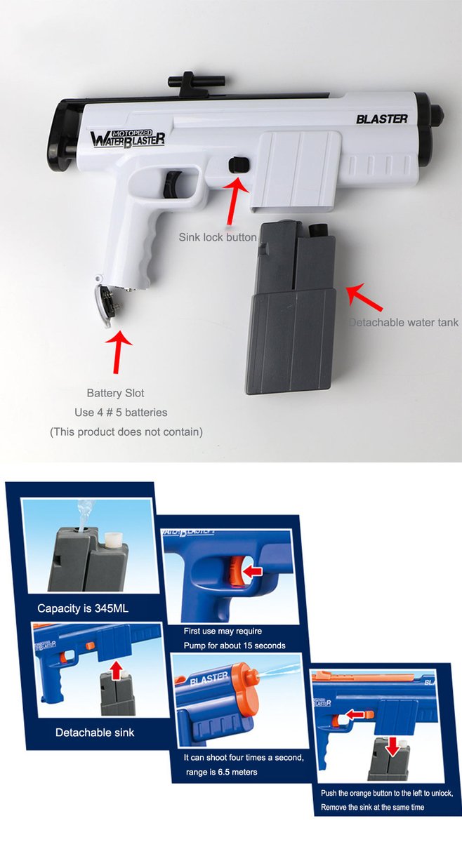 mavigadget's tweet image. Electric High Pressure Water Game Toy Gun #gadgettoy #fungadget
$39.95
➤ mavigadget.com/products/elect…