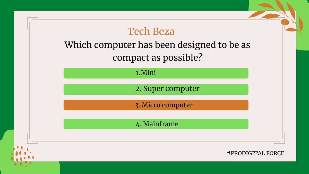 prodigitalforce's tweet photo. Which computer has been designed to be as compact as possible?///
#ProDigitalForce
#DigitalMarketing
#WebDesign https://t.co/cNZbB5xmkJ