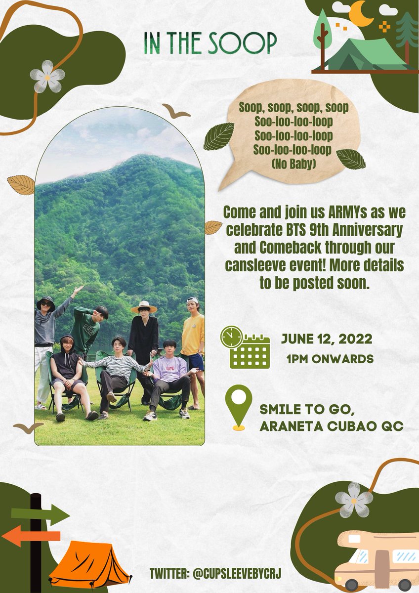cupsleevebycrj's tweet photo. Since the PTD tour just ended, you might want to join us celebrate BTS 9th Anniversary and Comeback. Help us share the word and make sure to follow us! 🌤 https://t.co/Ju7FJrw7YU