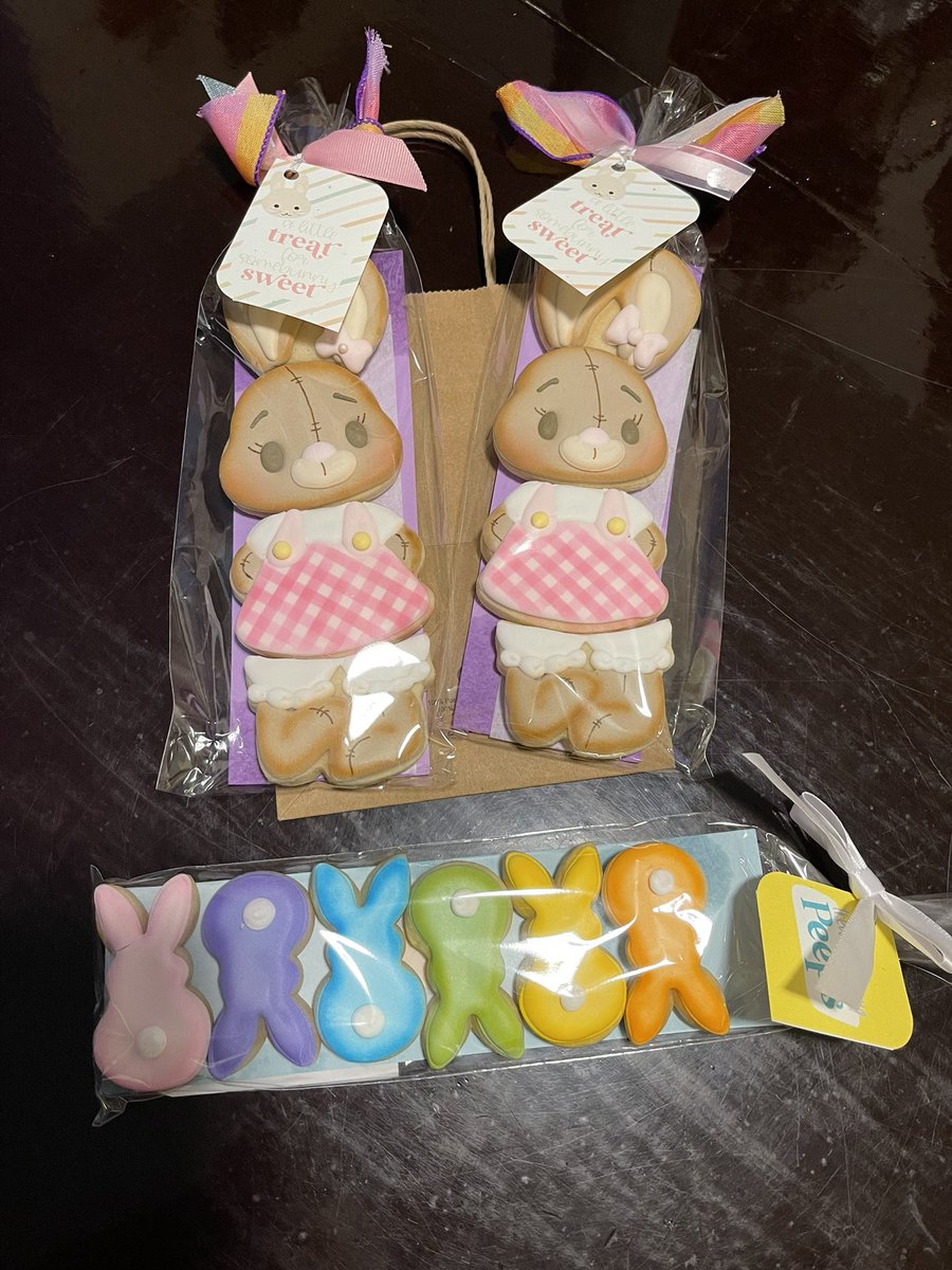 Happy Easter!! Shout out to Cyn Sugar Sweets 🥳 She did a fabulous job making these cookies for my grand daughters. 🥰 Hope you enjoy your family today and celebrate! #Easter2022