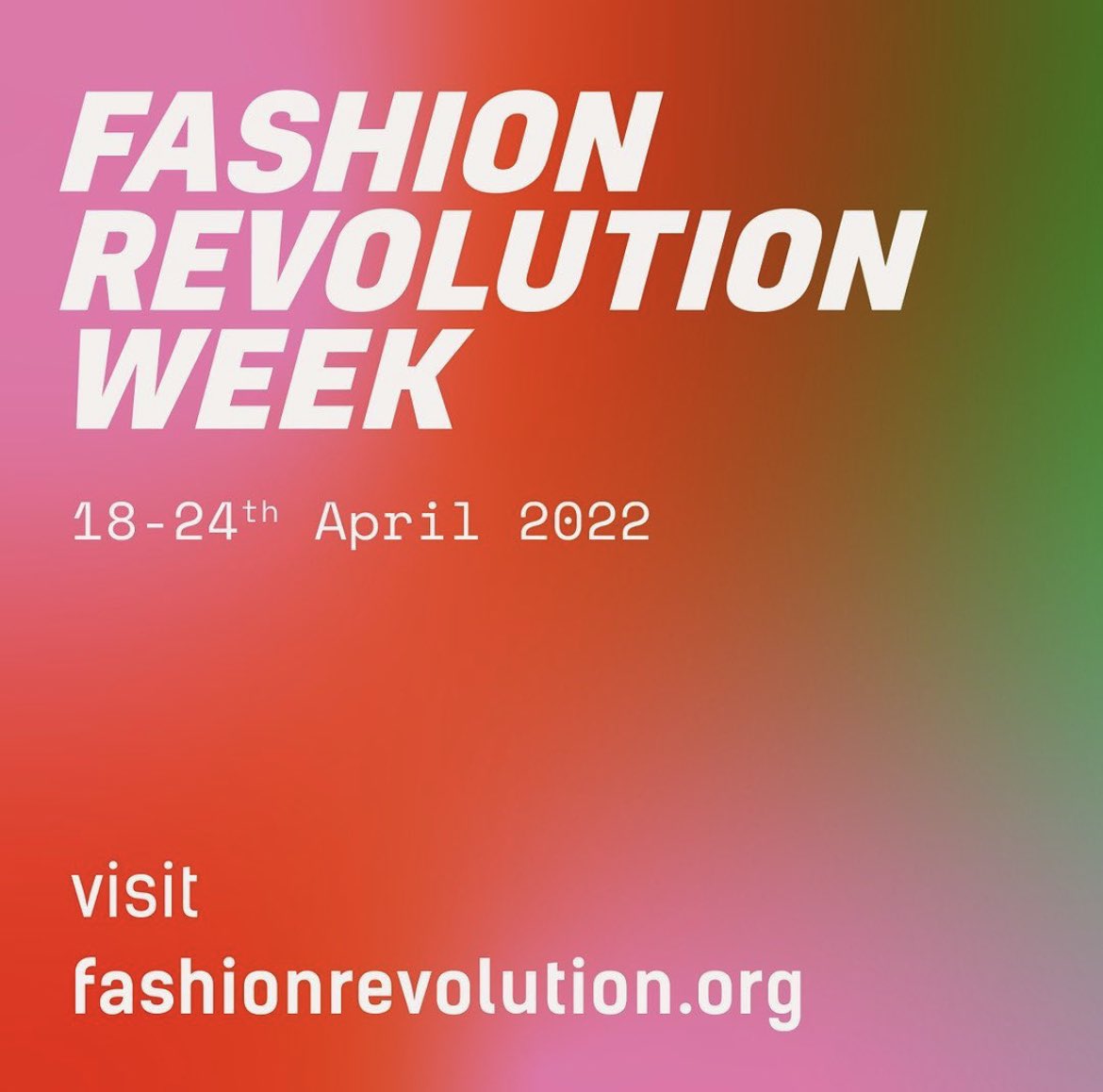 Join us for the world’s largest fashion activism movement around the world, this Fashion Revolution Week, and help shape the future of fashion &amp; the world 🌎🤍 #WhoMadeMyClothes #FashionRevolution