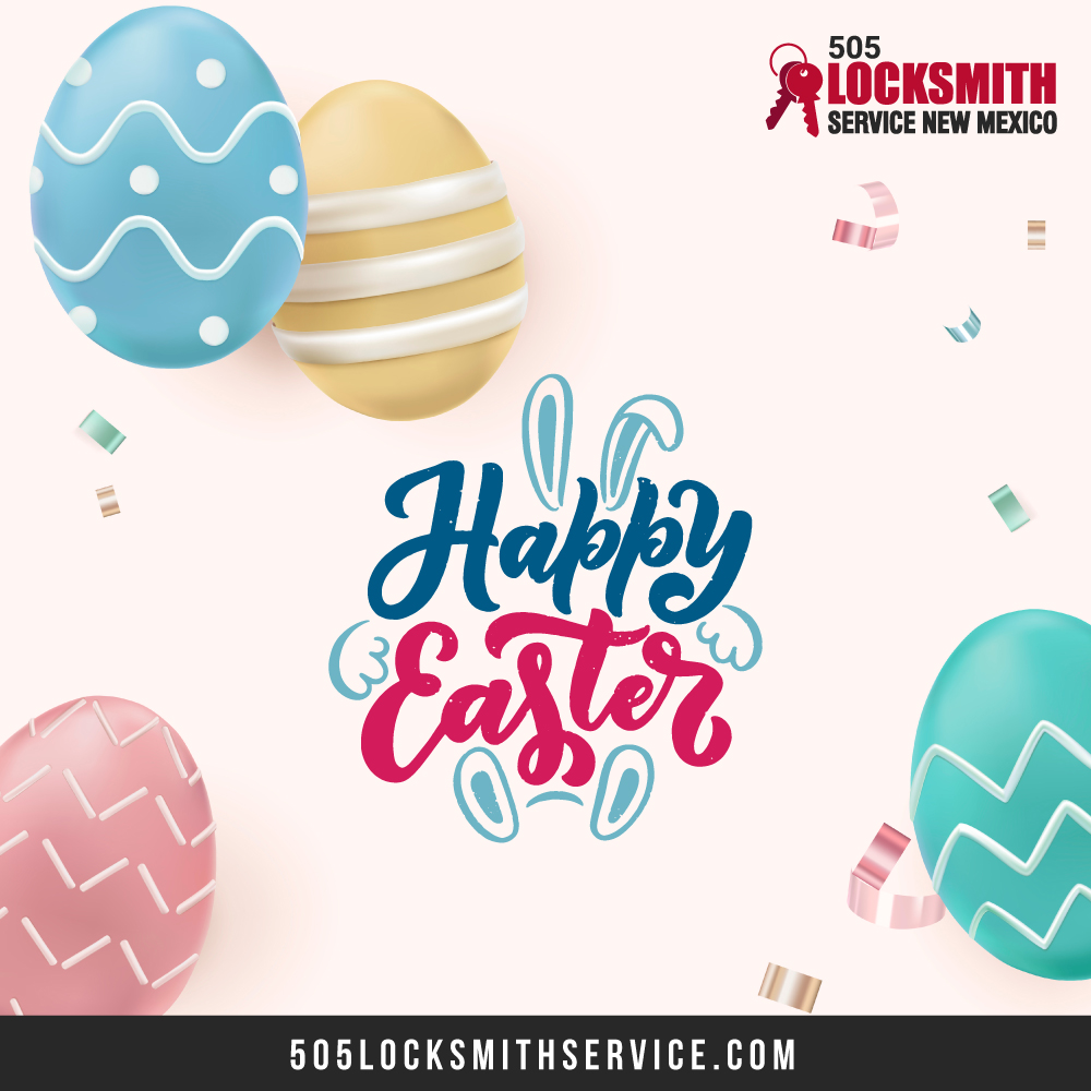 Locksmith505's tweet photo. Everyone here at 505 Locksmith would like to wish you a Happy Easter! https://t.co/GxLSj3MZYy (505) 337-4710
.
.
#EasterWeekend #HappyEaster #Easter #Locksmith #AlbuquerqueLocksmith https://t.co/kMBxEOsE0d