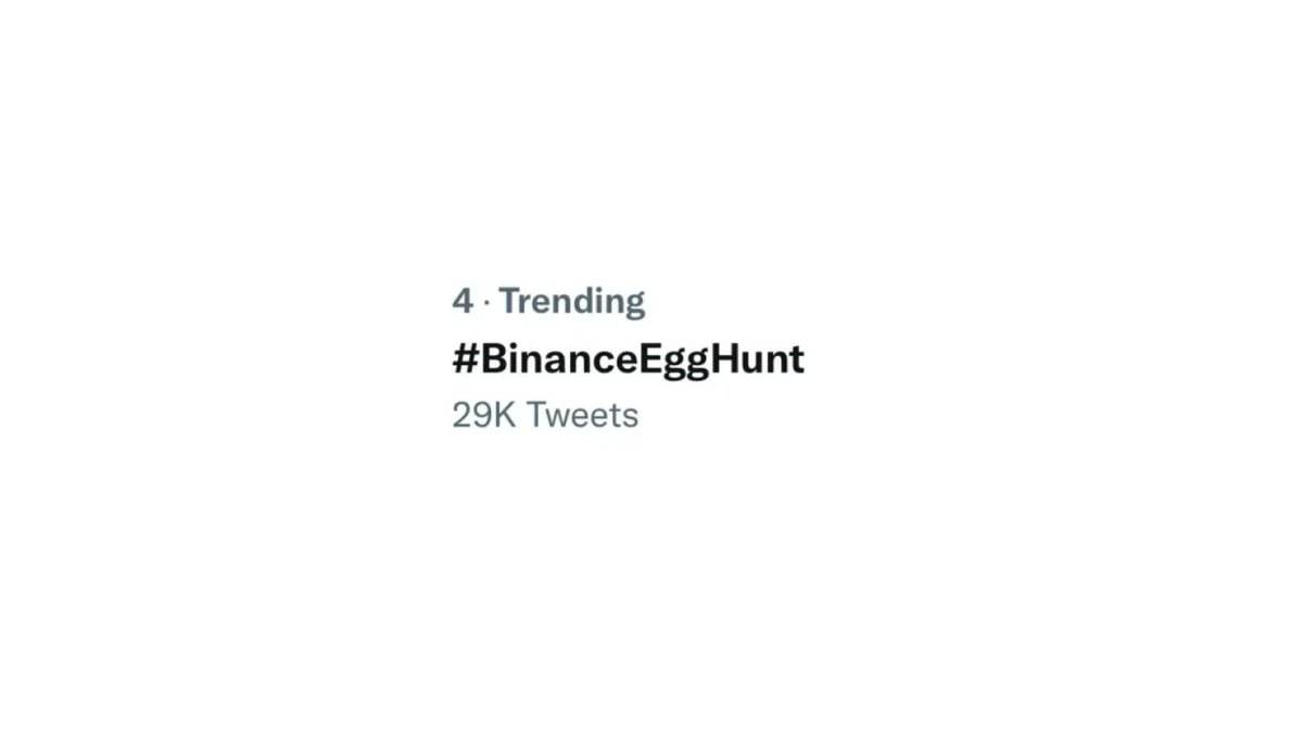 Binance tweet media