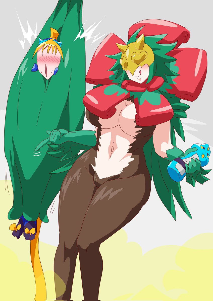 ラフレシアデッドマンレディー。幻覚効果のある悪臭ガスを放出して戦う。相手を丸呑みにしてしまうことも可能。 #キュアライダー #ライダー少女 