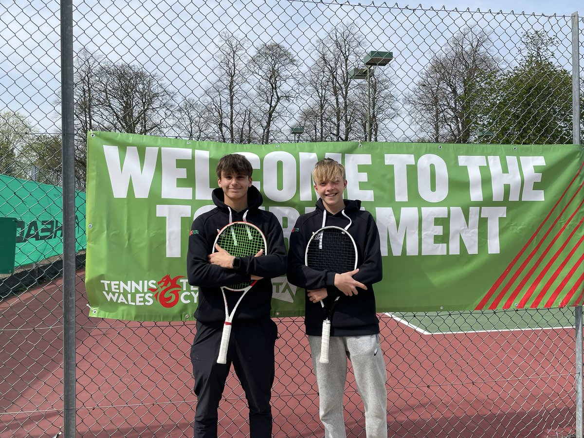 bethan_cousins's tweet photo. Llongyfarchiadau enfawr @NeirinGilani a Felix Bockelman-Evans…Excellent win yesterday to get through to Finals of 16u doubles at the British National Tour G2 in Wrexham. Pob lwc am y rownd derfynnol heddiw! @AddGorffYGBM @penarthwindsor @TennisCardiff @BockelmannEvans https://t.co/aVIlzlpRFV