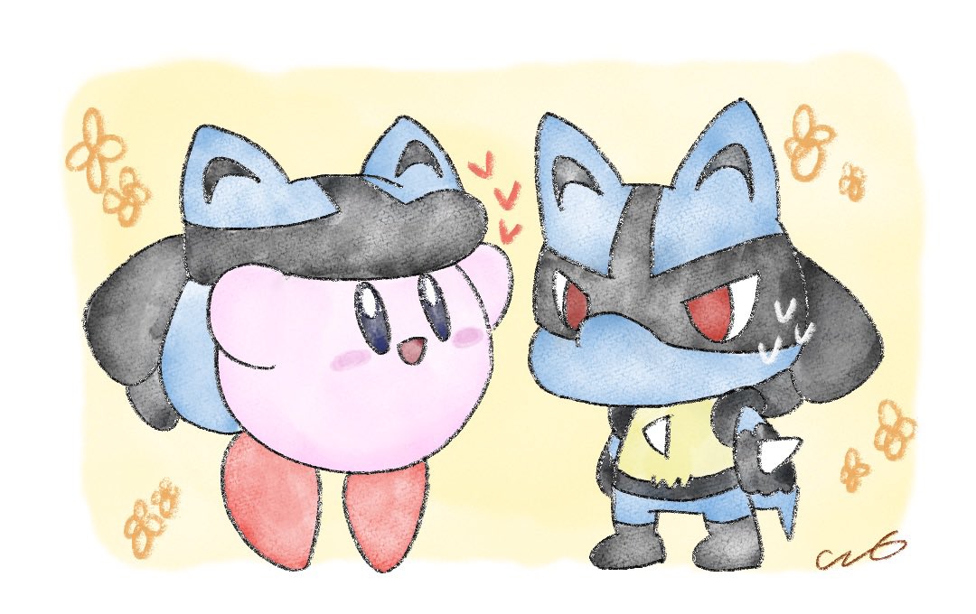 ココシマカエデ Pa Twitter ルカリオに憧れるカービィ ルカリオドールがちっこくてかわいい 星のカービィ カービィ 星の カービィ30周年 カービィイラスト ポケモン ポケモンイラスト ルカリオ ポケモンユナイト ﾊｰｲ T Co I5zlwvyhxd