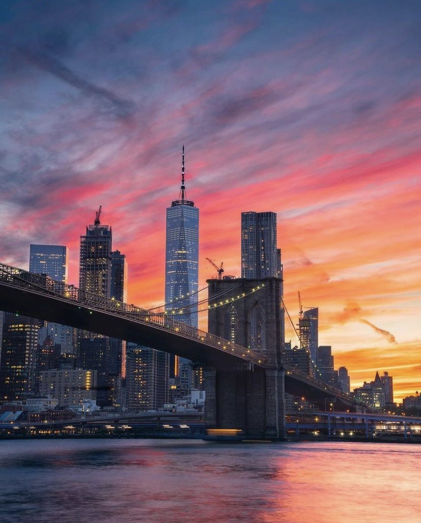 earthcurated's tweet photo. New York City, Sunset 🌆 https://t.co/52qZyDPfkz