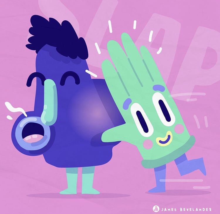 JamesBevelander's tweet photo. Ahhh shutupayaface #illustrationart https://t.co/82PRu7nikh