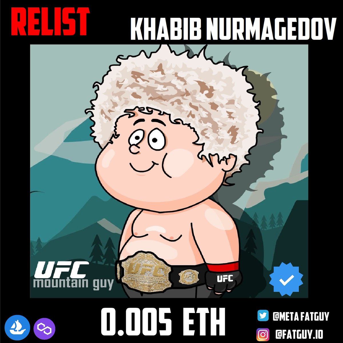 Relist❤️❤️
Link in bio

#NFT #NFTGiveaways #NFTGiveaway #NFTdrop #NFTProject #nftcollector #nftcollector #NFTGaming #NFTCommmunity #NFTCommmunity