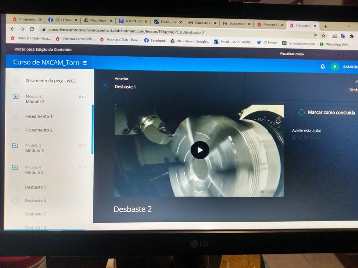 SSCAM4's tweet image. Um sonho realizado, meu primeiro curso de Programação CAD/CAM/CNC, disponível no hotmart.