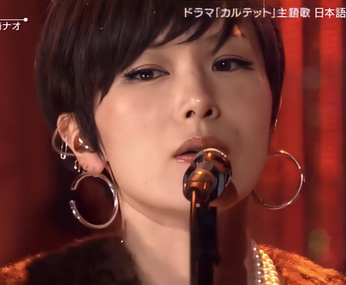 今でこそ林檎さんをはじめ、安全ピンピアス🧷をつけてる女性は結構