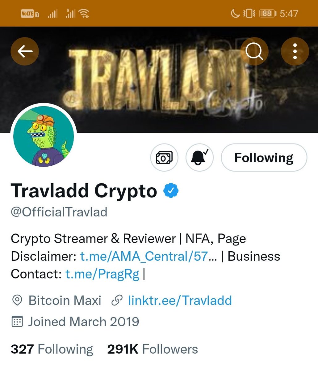 crypt0verse9's tweet photo. @OfficialTravlad Thats Awesome Giveaway 
Wish all the best to everyone
#bnb #crypto #Giveaways 
#NFT https://t.co/1ijZ5eSrHX