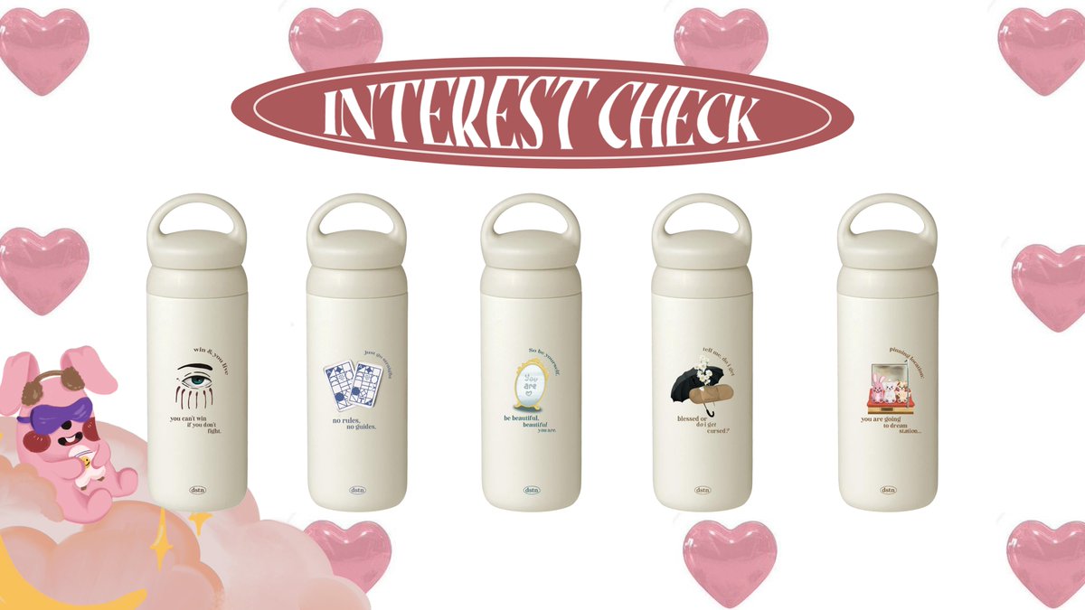 ( interest check ! ) 💭🌜
daydreaming collection's tumblers

—  form: bit.ly/dstn-daydream