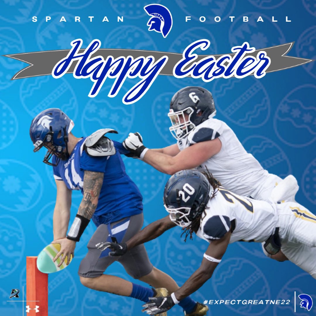 Spartan Football on Twitter: 'Easter egg hunts get taken pretty seriously in  the @AmerRiversConf #HappyEaster from UD Football   / Twitter