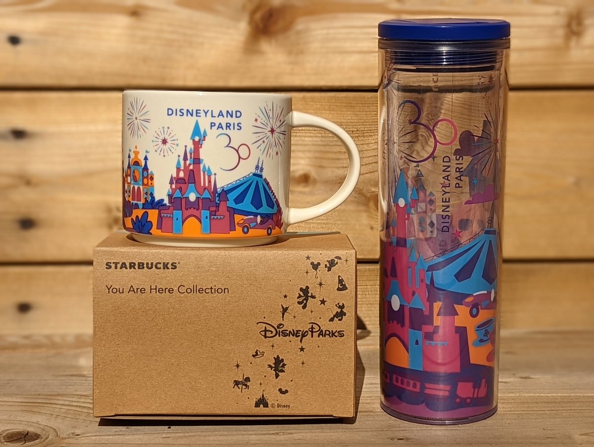 travelttmagic's tweet image. #DisneylandParis30 giveaway: Starbucks #DLP30 merchandise! 

Enter to win the pictured #Starbucks mug or(!) tumbler. Two winners will be drawn. 

➡️ Follow + RT + like by April 24, 6p Paris time. Ships worldwide. #DLP #DisneylandParis #DisneyParks
