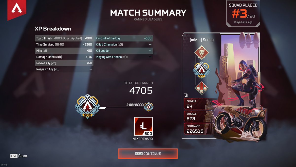 AlakdanZ's tweet photo. Finally made it to level 500 on Apex Legends!! #ApexLegends #apexlegendscommunity #apexlegendsclips 😎😎😎😎😎 https://t.co/hJ7LVULt5y