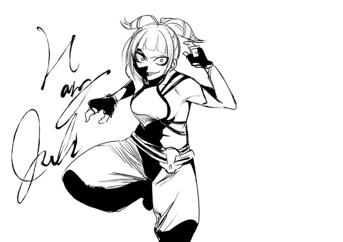 リクエスト配信で描いた絵① 