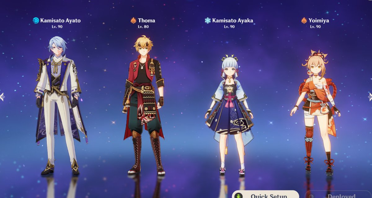 lgbtanime's tweet photo. the kamisatos and their lovers they ending their family's bloodline with https://t.co/JkWHWprXLC