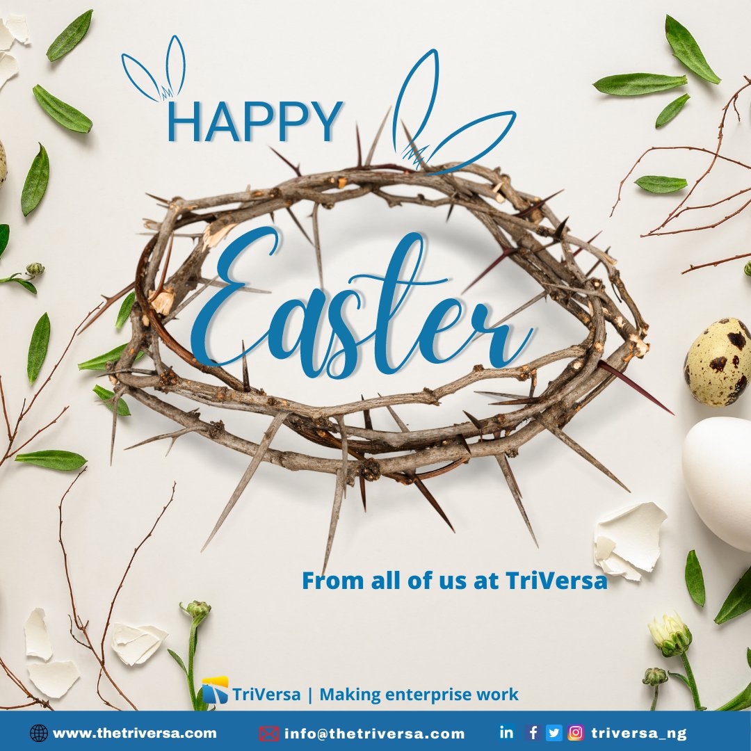 triversa_ng's tweet photo. He's Risen!!!
Happy Easter Celebration from all of us at TriVersa.

#EasterSunday
#Heisrisen https://t.co/mx8y9PGrNe