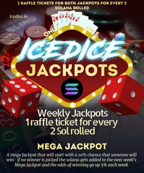 icedice_io's tweet photo. https://t.co/aERhuPxBps 🎲
whoever tags the most #solana #degens and tells them about our dice game is gonna win some free solana to play with!!
#retweet
#ICEPoker #SOL #SolanaNFTs #p2e #SolanaGiveaways #PlayAndEarn #share2earn #SolanaAirdrops $ice #MagicEden #icedice #dice https://t.co/dyky2KnWZL