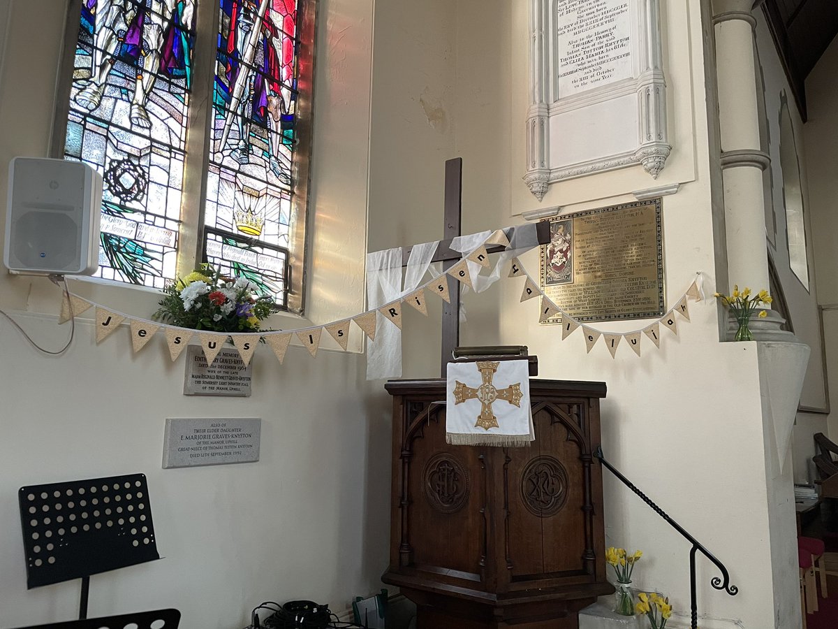 Jesus is risen. Hallelujah!