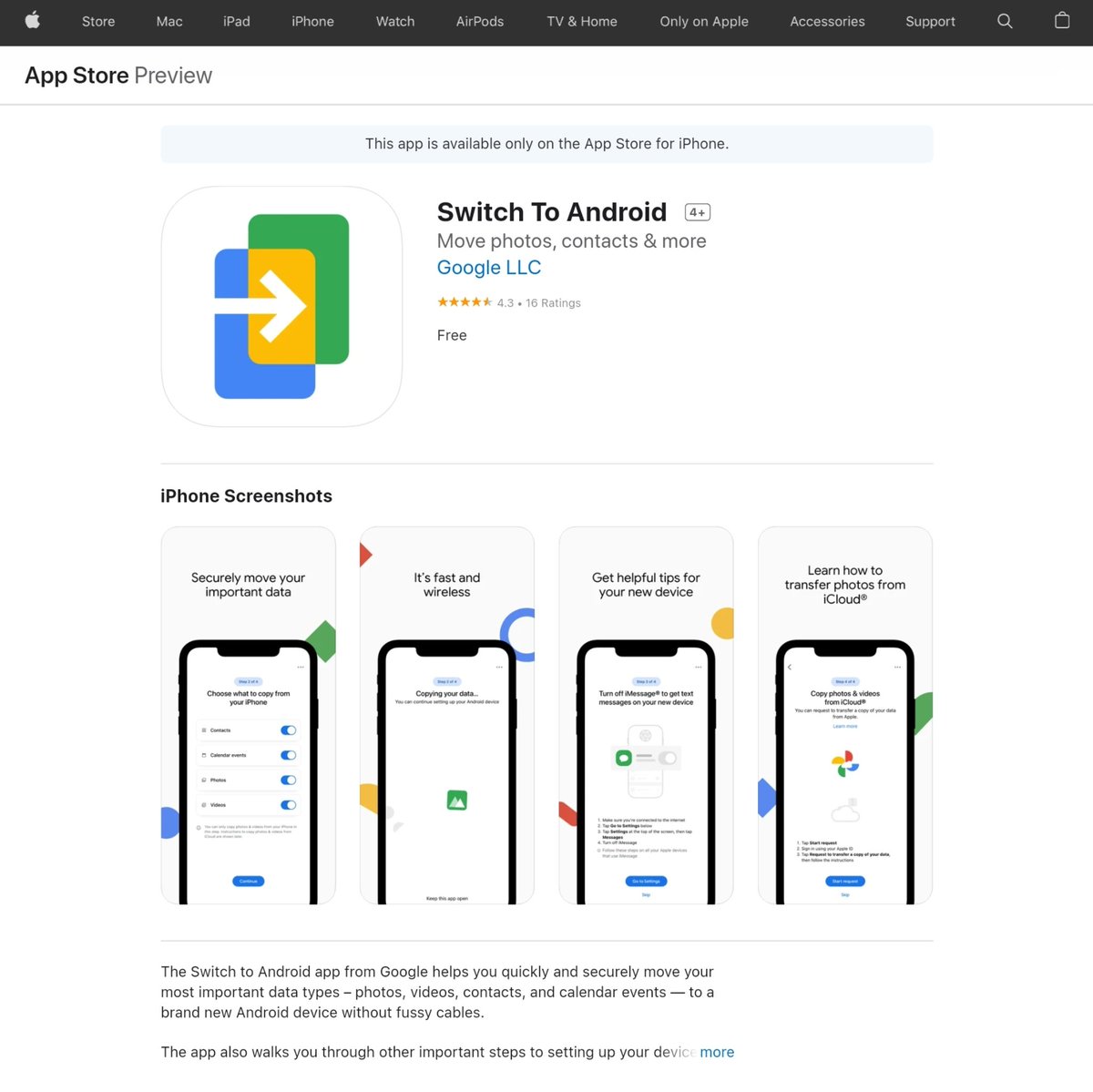 drbeel_techno's tweet image. #Google #SwitchToAndroid 
لكل من يبحث عن الحرية و الأمان من أجهزة آيفون إلى أجهزة أندرويد ، بامكانكم الآن تحويل كل ما في آيفوناتكم بكل سهولة و يسر إلى أي من هواتف أندرويد مع برنامج جوجل الرسمي Switch to Android المتوفر الآن في سوق برامج Apple App Store :
apple.co/3jMQu2t
