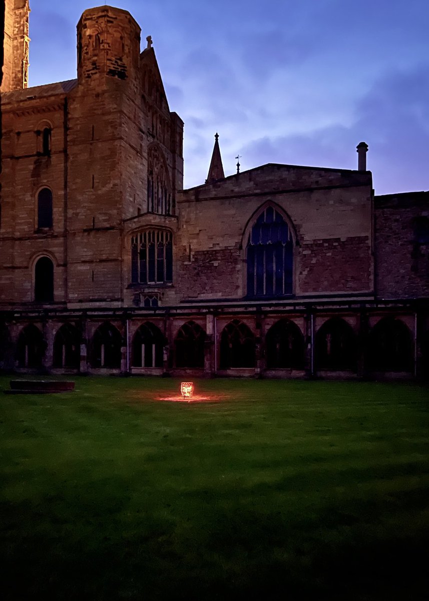 maggidawn's tweet photo. The New Fire — out in the dark ⁦@durhamcathedral⁩ this morning. There’s nothing triumphal here: just like the first Easter, this hope is born in the midst of uncertainty, weariness and war. Easter is a promise in the darkness, not a quick fix of happiness. https://t.co/bHe0gUBFA7
