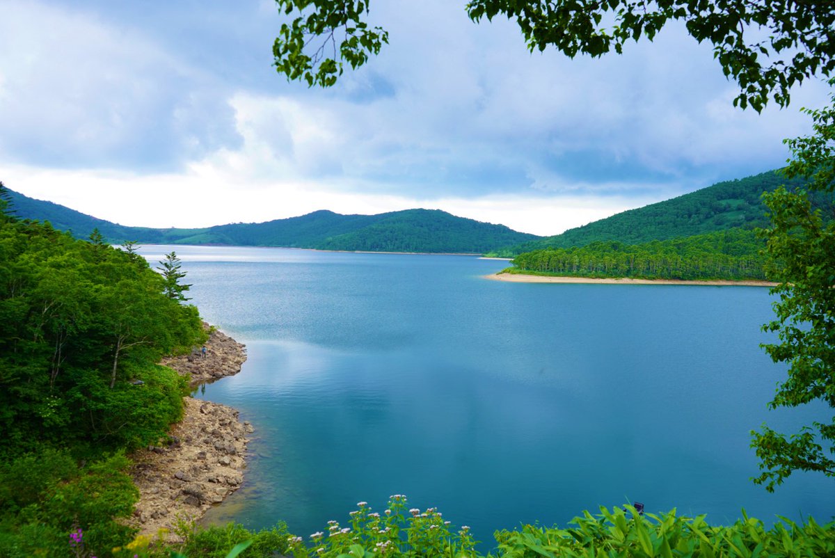 日本のスイスとも呼ばれる、自然溢れる湖です✨ここでキャンプしたら最高だろうなぁ😍