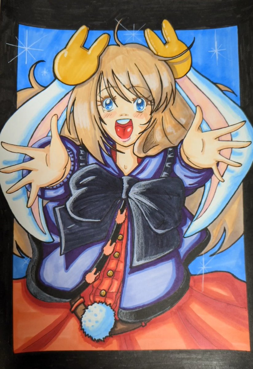 bemani247's tweet photo. ハッピーイースター Happy Easter #drawing #illustration #originalcharacter #analogue #bunnygirl #art #ArtistOnTwitter #Easter #イラスト #オリキャラ #うさみみ #バニーガール #アナログイラスト #イースター #イラスト好きさんと繋がりたい #絵描きさんと繫がりたい #コピックイラスト #copic https://t.co/hg7mvEYiY9