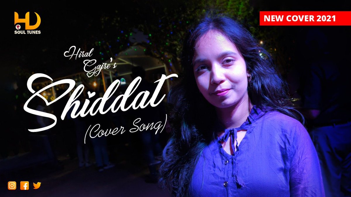 New cover song is out now on my youtube channel - Shiddat Title Track Watch it on the following link: youtu.be/mfuzRv-km-8 #hdsoultunes #hiralgajre #hiralmusic #shiddat  #mananbharadwaj #singer #Bollywood #youtibeindia #mohitraina