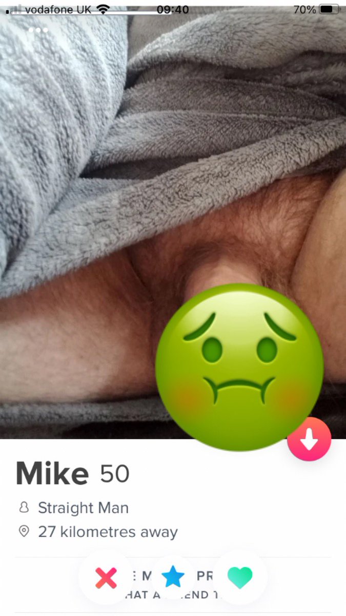 Reason #5236 for swiping left on #Tinder Don’t be a Mike 🤢 #OnlineDatingSucks #TinderFail #DickPicProfilePic