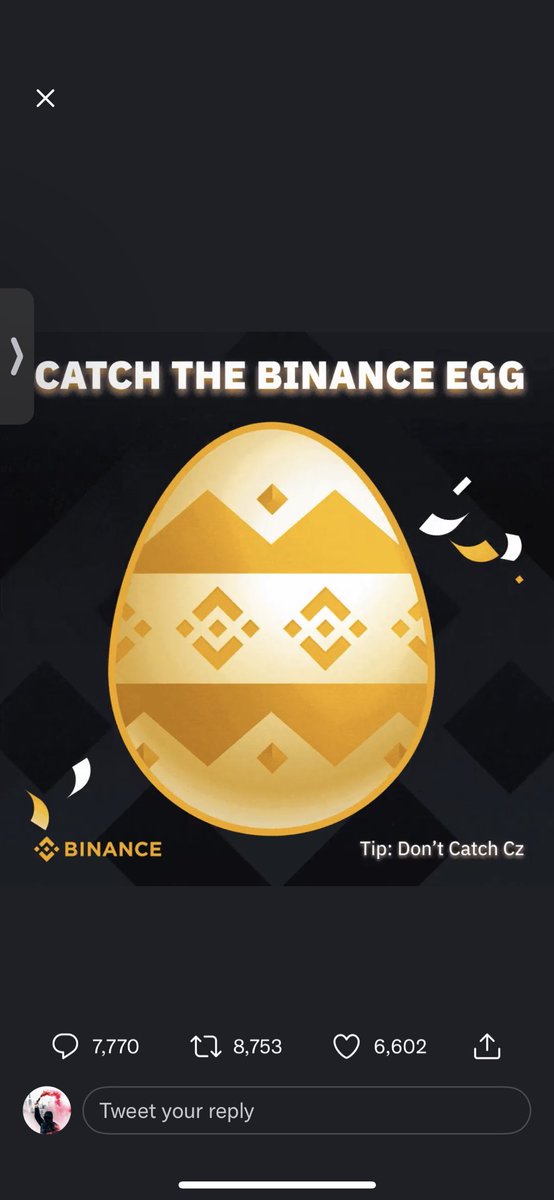 BawalCrypto's tweet photo. @binance
#BinanceEggHunt https://t.co/gzRzxhu80p