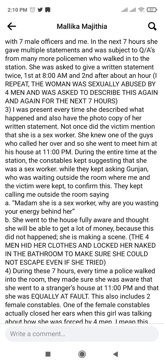 Mallika_08's tweet photo. Yesterday it was her, tomorrow it might be someone else !!! 
Lost sense of justice, systemic abuse of power, and death to humanity 💔💔
#nowomensrights #nosafety #abusecycle #horriblepolicing #noida
@PMOIndia @NCPCR_ @UPGovt @Uppolice https://t.co/qcLkjxU85L