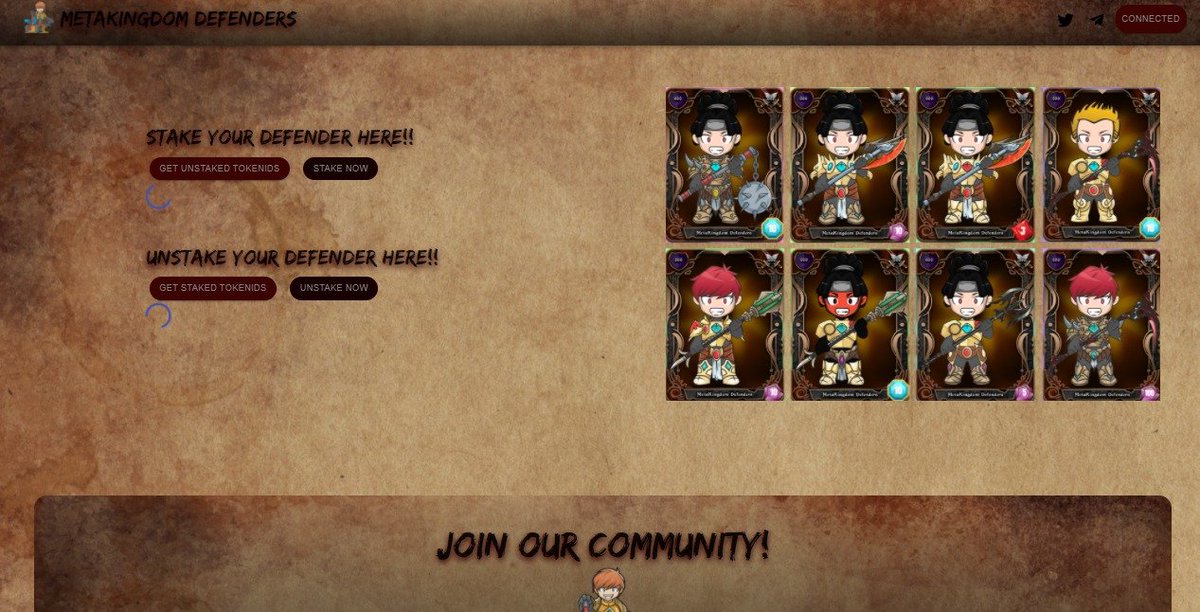 MetakingdomD's tweet image. Staking platform ui ready🔥🔥
Get ready to stake $MKD NFTs
#CRO #NFTs #NFTGiveaway #binance #playtoearn