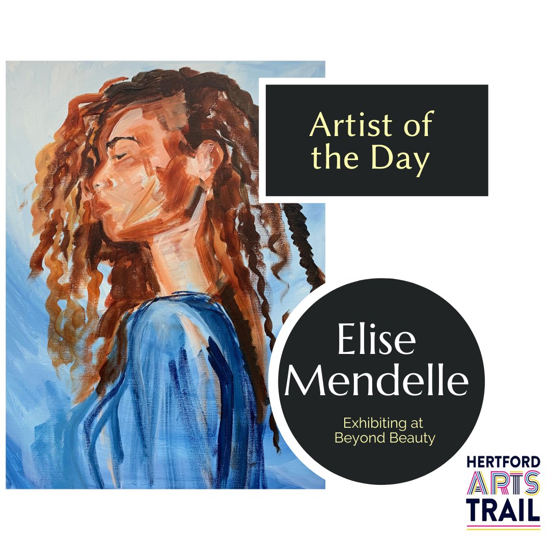 Today's 'Artist of the Day' as part of the 'Hertford Arts Trail' event is Elise Mendelle, exhibiting at Beyond Beauty. She is a figurative artist who primarily paints in oils on canvas. More details at ow.ly/zMO950Izu8q
#hertfordartsfestival #hertfordarttrail