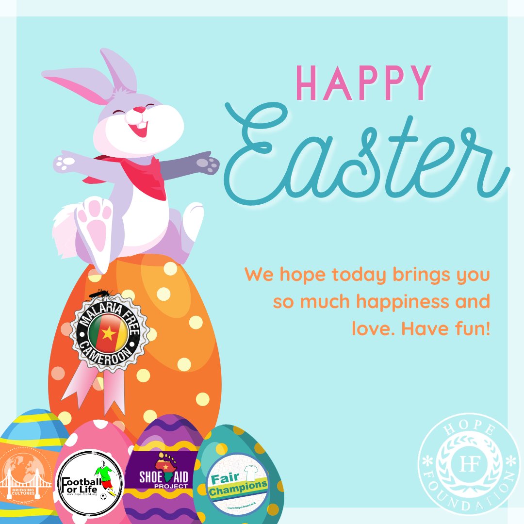 hope_found's tweet photo. 🐇hop hop Hope! 
We wish you all a wonderful Easter! 🐰 
💤Relax and recharge your batteries, Malaria week 2022 is waiting for us...  

#easter #happyeaster #easteregg  #hope #hopefoundation #holiday #celebration #family #qualitytime #relax #bunny #malariaweek2022 https://t.co/yQtos1EcVl